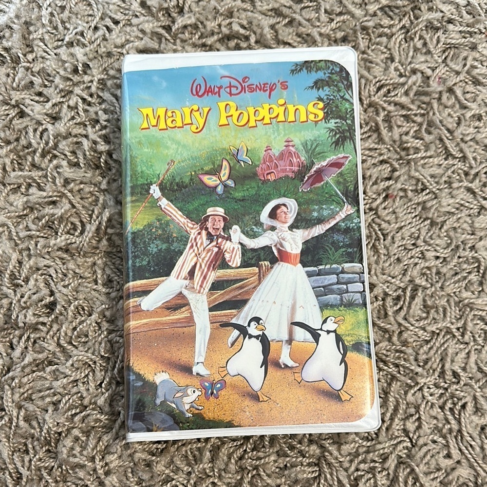 Rare Mary Poppins 1998  VHS video tape Walt Disney‎ Productions
